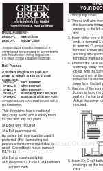 Green Brook DH020A-C Instrucciones