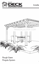 Deck Superstore Rough-Sawn Pergola System Installatiehandleiding