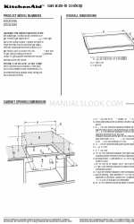 KitchenAid Architect Series II KGCK306VSS Install Manual