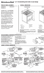 KitchenAid Architect Series II KGRS807S Dimensioni