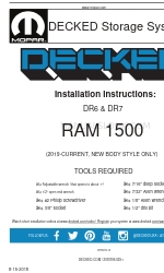 DECKED DR6 Manuel d'instructions d'installation