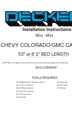 DECKED MG3 Installation Instructions Manual