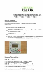 Green Brook T105-C Simplified Operating Instructions