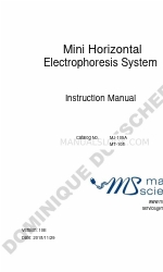 Major Science MT-108 Manuel d'instruction