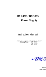 Major Science MP-250V Manuel d'instruction