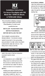 Green Brook KingShield TXPIR120W Installation Instructions