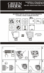 Green Brook LEDAF34 Instructions d'installation et d'utilisation