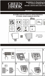 Green Brook LEDAF36 Installation & Operating Instructions