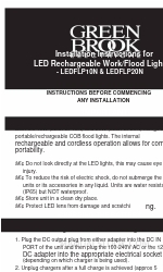 Green Brook LEDFLP10N Instrukcje instalacji