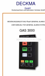 Deckma GAS 3000 Kullanıcı Kılavuzu