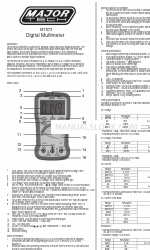 Major tech MT873 Manual de instruções