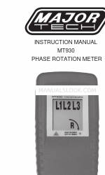 Major tech MT930 Manual de instrucciones