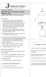 JALEXANDER JAE0326 Manual