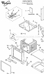 KitchenAid KDRP407HSS0 Daftar Bagian