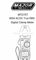 Major tech MTD75T Instruction Manual