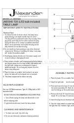 JALEXANDER JAE0345 Manual