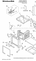 KitchenAid KDRP407HSS1 Teileliste