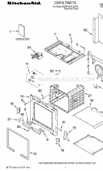 KitchenAid KDRP463LSS08 부품 목록