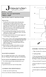 JALEXANDER JAE222 Manual de início rápido