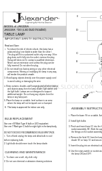 JALEXANDER JAE225A Manual