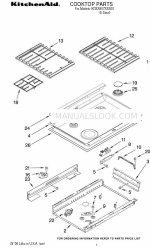 KitchenAid KDSS907SSS00 Teileliste