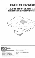 KitchenAid KEC 설치 지침 매뉴얼