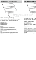 KitchenAid KECC051HBL1 Manual de instruções de instalação