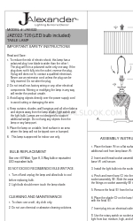 JALEXANDER JAE022-T20 Manuale di avvio rapido