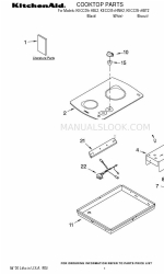 KitchenAid KECC051HBL2 Lista de piezas