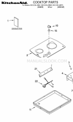 KitchenAid KECC051HBT0 Liste des pièces