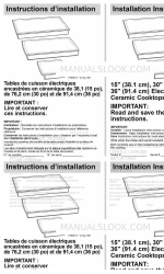 KitchenAid KECC051HBT0 Manuel d'instructions d'installation