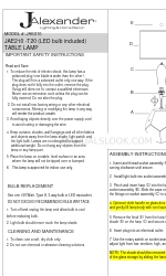 JALEXANDER JAE210 Manuel d'instruction