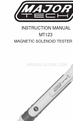 Major tech MT123 Manual de instruções