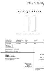 Frigidaire 20G9H 공장 부품 카탈로그