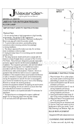 JALEXANDER JAE319 Инструкции по сборке