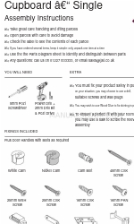 jali Cupboard - Multi Manuale di istruzioni per il montaggio