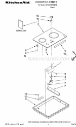 KitchenAid KECC056RBL02 Daftar Bagian