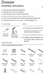 jali Dresser Assembly Instructions Manual