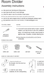 jali Room Divider Assembly Instructions