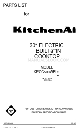 KitchenAid KECC500WBL2 パーツリスト