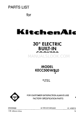 KitchenAid KECC500WWH0 부품 목록