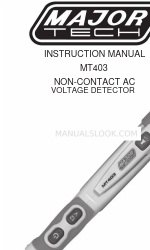 Major tech MT403 Manual de instrucciones