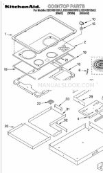 KitchenAid KECC501BAL1 Onderdelenlijst