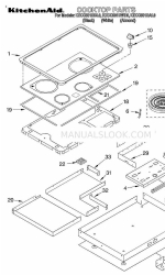 KitchenAid KECC501BWH0 Parts List