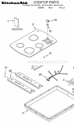 KitchenAid KECC501GBL1 Lista de piezas