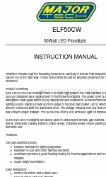 Major tech ELF50CW Manual de instruções