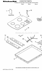 KitchenAid KECC501GBT3 Lista części