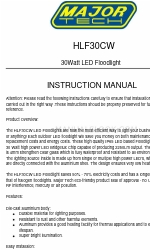 Major tech HLF30CW Gebruiksaanwijzing