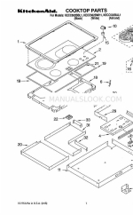 KitchenAid KECC502BAL1 Liste des pièces