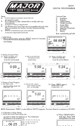 Major tech MTD7 Manual